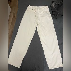 AGOLDE CRISS CROSS WIDE LEG